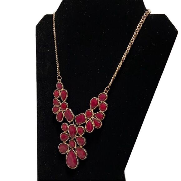 Gold-Toned Statement Necklace - Picture 2 of 5